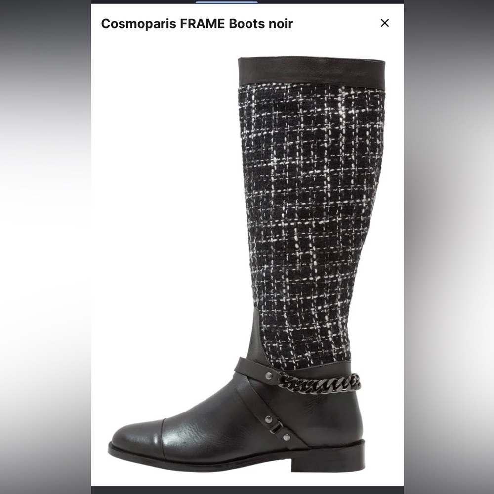 CosmoParis Frame Leather Boots